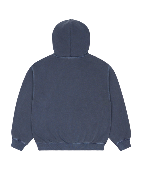 Худи с логотипом pigment dying, Navy