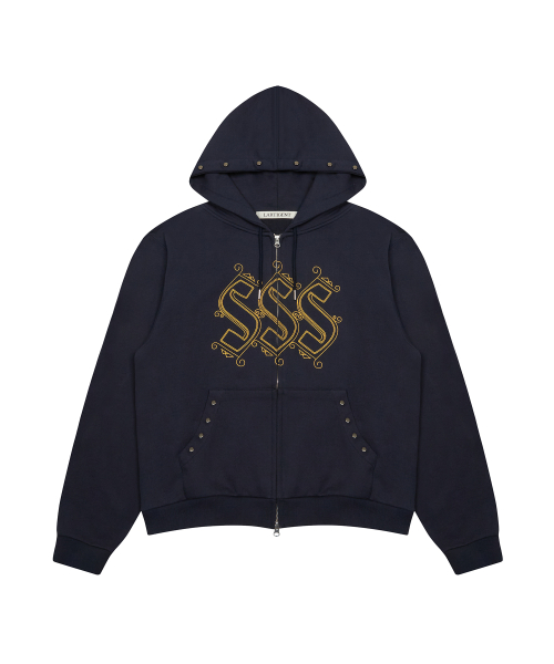 [DISNEY] WISH_SPARKLE HOODIE ZIP-UP(NAVY)