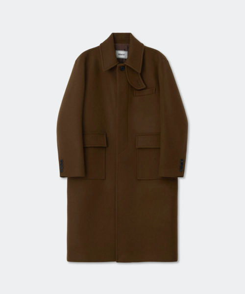 Пальто мак из шерстяного фетра Essential_Brown