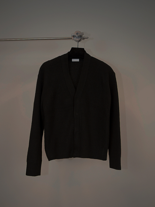 FOREST KNIT CARDIGAN_BLACK