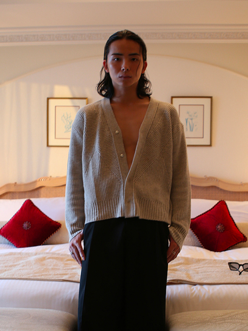 FOREST KNIT CARDIGAN_MOCHA BEIGE