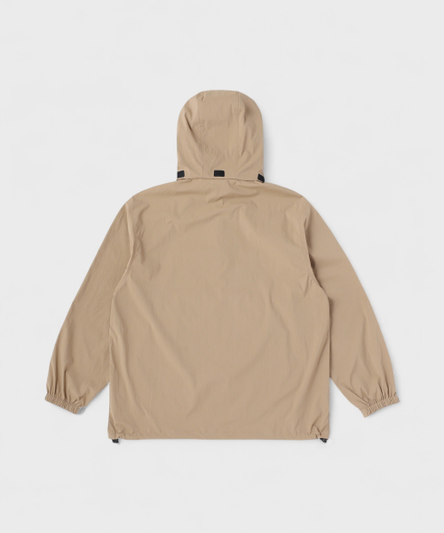 Нейлоновый анорак с капюшоном BROWN