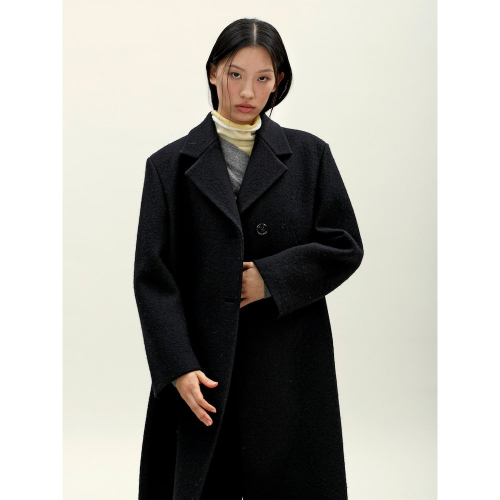 Long Jacket Coat Black