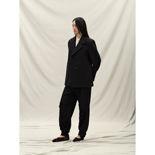 Half Jacket Coat Black