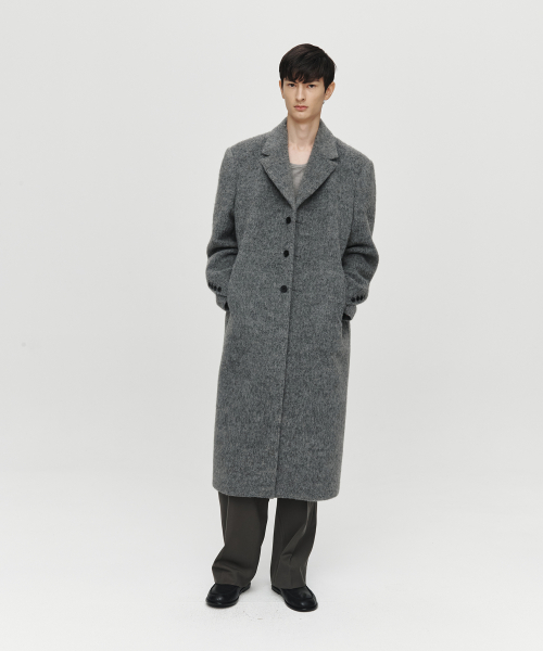 ALPACA LONG SINGLE COAT (CHARCOAL)