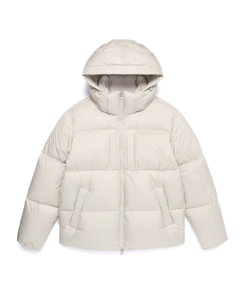Пуховик-худи N254UDW040 SILVER BIRCH