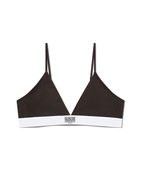 UNDERWEAR W CLASSIC LOGO EBAND BRA dark brown