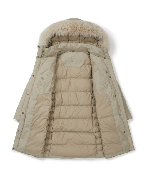 Женский длинный пуховик Drypeak Windstopper (S25WWPDJ05) Beige