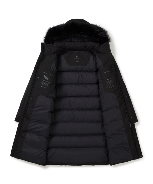 Длинный пуховик Drypeak Windstopper (S25WMPDJ06) Black
