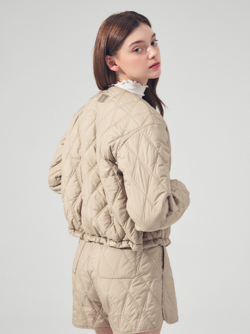 Стеганая куртка Neo Diamond BEIGE