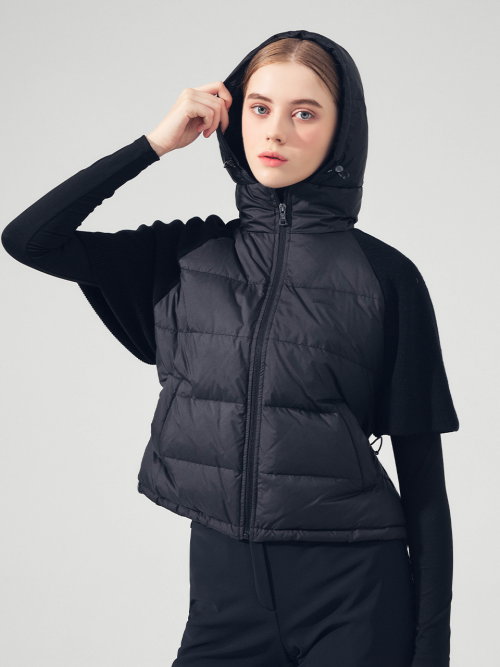свитер гибридный пуховый куртка BLACK
