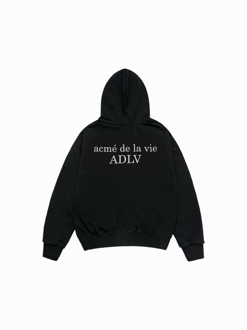 NEW ADLV BABY FACE DONUTS 1 HOODIE BLACK