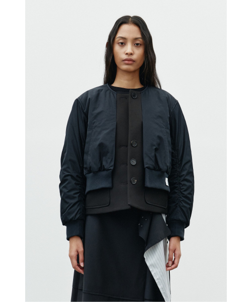 MA1 Layered Quilted Outer RQUAW25510BKX