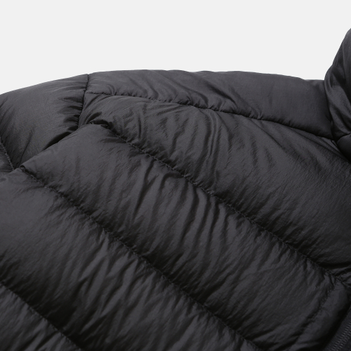 [AW25] HELIUM HOODED DOWN JACKET / SOOTY BLACK