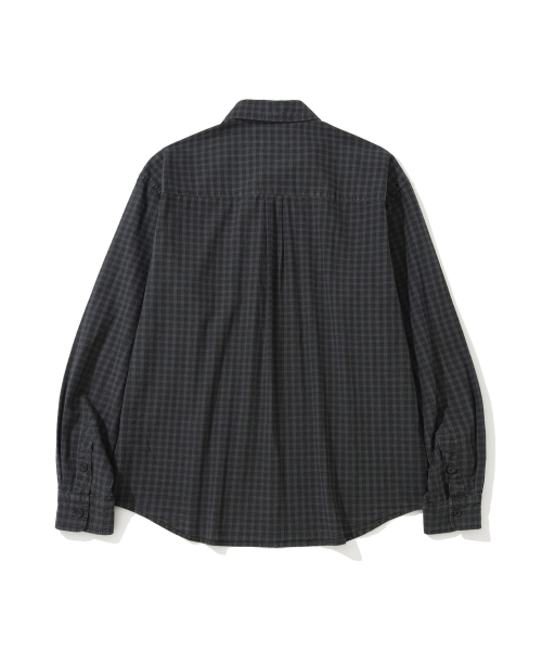 VITO VINTAGE GARMENT DYED CHECK SHIRT #1