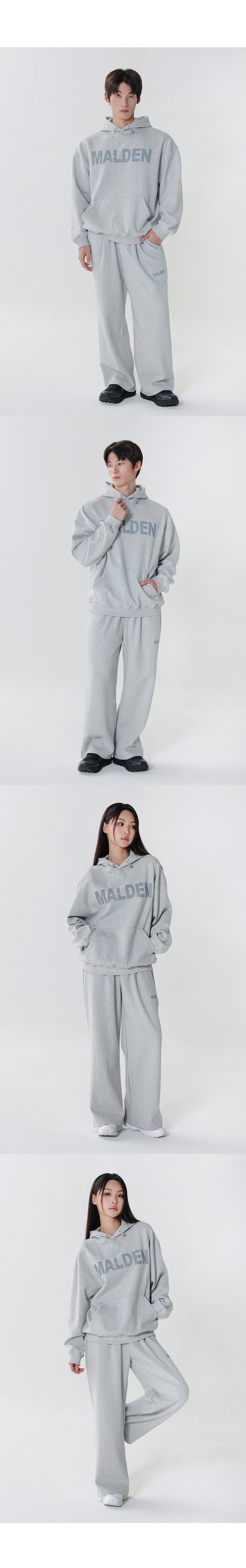 DOUBLE KNIT CRACK SWEAT PANTS 