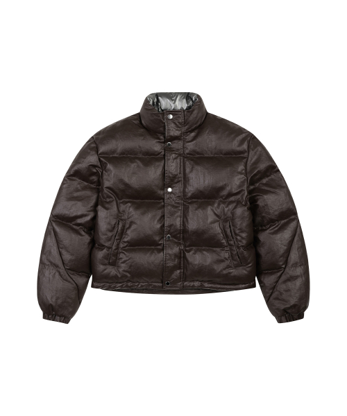 Пуховик с высоким горлом Solarball (Dark Brown)