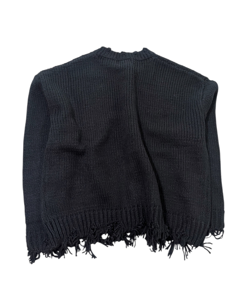 Cross Destroyed Tassel трикотаж кардиган ) ((black)
