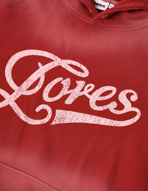 Script Dyed худи - Red