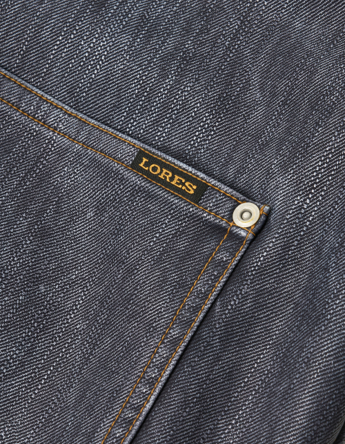 Faux Leather Trucker жакет - Indigo