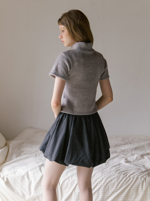 cozy turtleneck топ - misty серый
