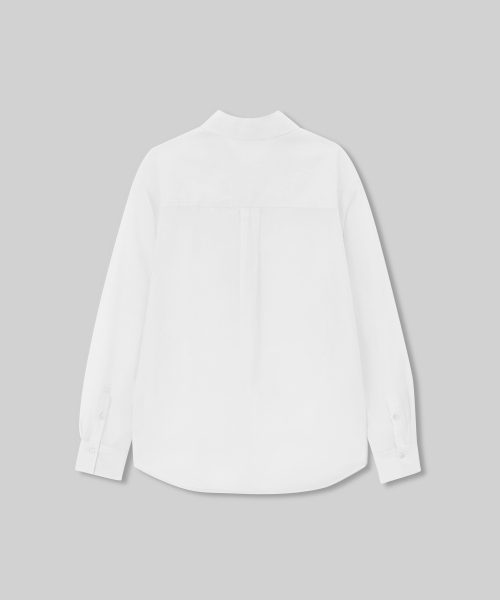 Womens Relaxed Sheer Shirt [White] thumbnail 5