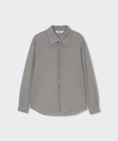 Женская свободная прозрачная рубашка [Grey]