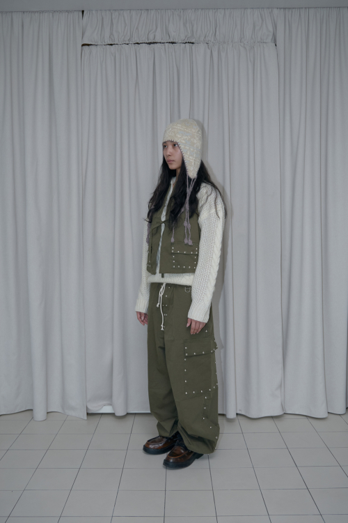 Studded cargo брюки  (Khaki)