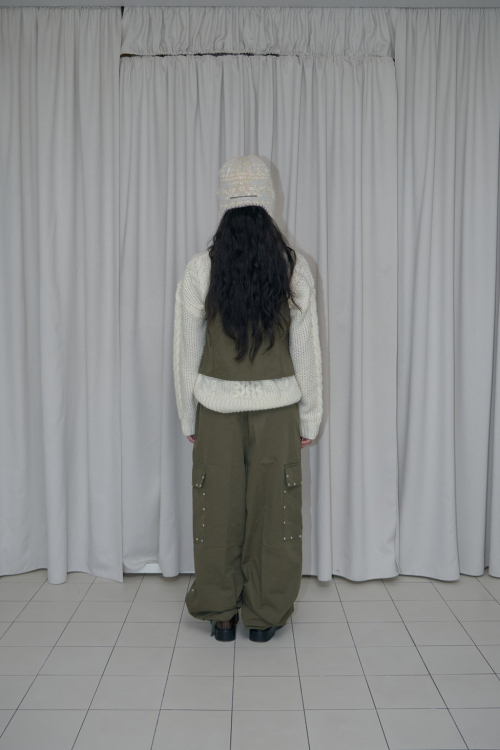 Studded cargo брюки  (Khaki)