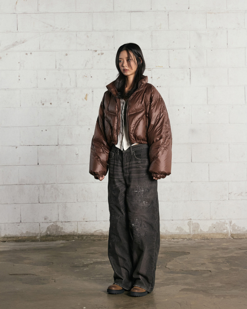 Пуховик Rebuild Stitch Duck Down (Brown)