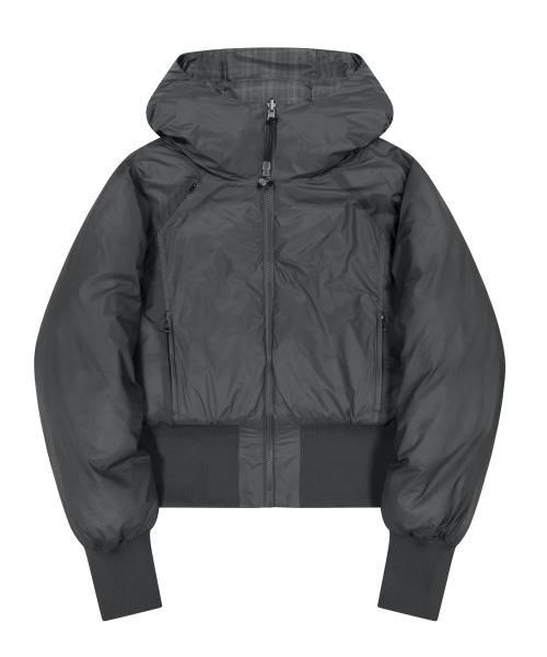 Reversible Check Padded жакет / уголь