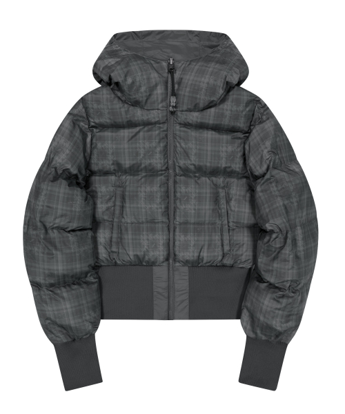 Reversible Check Padded жакет / уголь