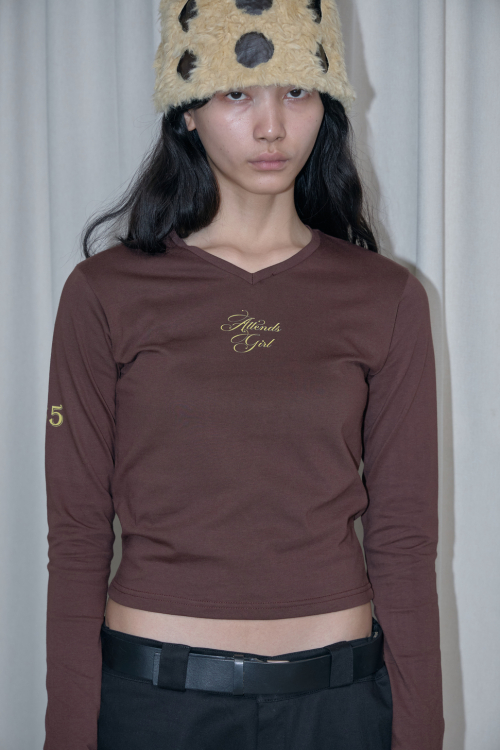 Mama футболка рубашка  (Brown)