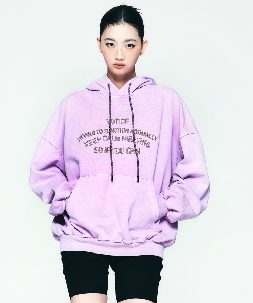 Худи UNISEX со спущенным плечом из пигментного хлопка