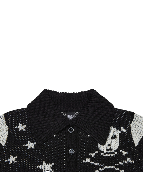 EV SKELETON трикотаж кардиган (BLACK)
