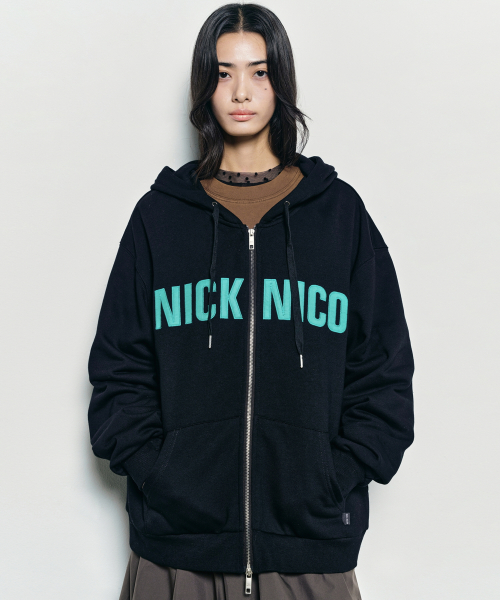 NICOLE PATCH WARM с капюшоном ZIP UP_3 COLOR
