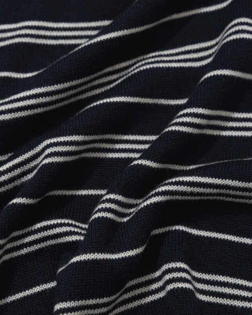 Voyage Stripe pullover  (NAVY)
