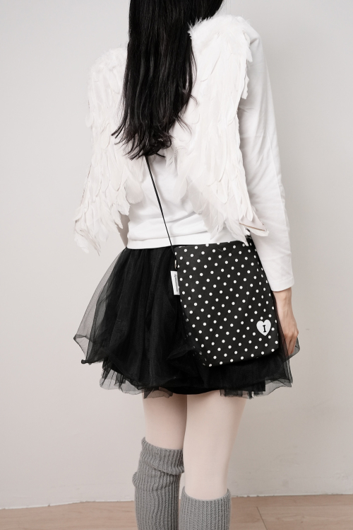 Koi cross bag - черный bean milk