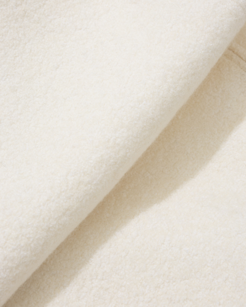Boucle шерстяной coat  (Cream)