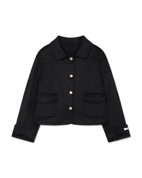 Pure touch шерстяной coat  (BLACK)