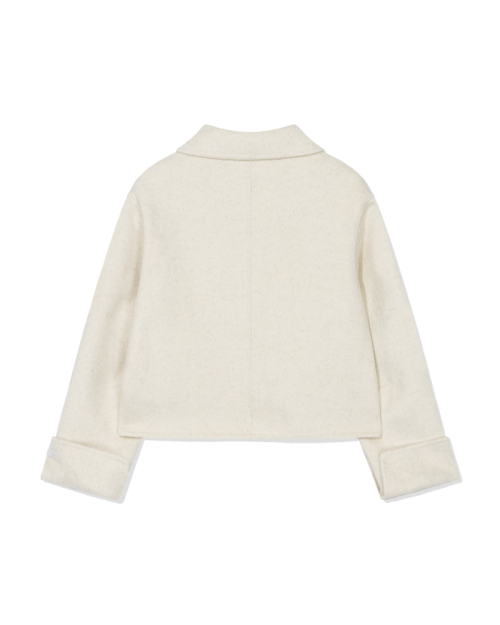 Pure touch шерстяной coat  (Cream)