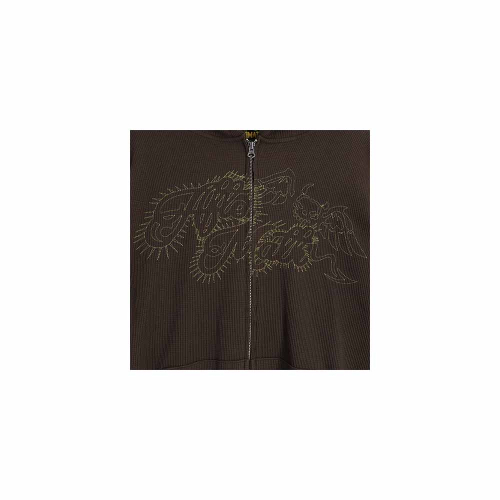 WAFFLE ZIP худи OLIVE