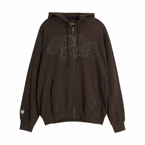 WAFFLE ZIP худи OLIVE