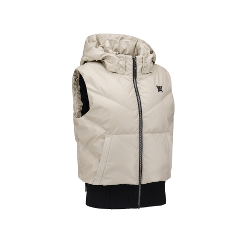 W HOODY DOWN VT_LE