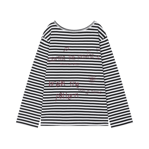 HEIDI STRIPE LONG SLEEVE_WHITE