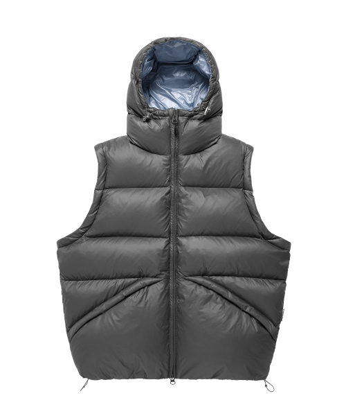REVERSIBLE PADDED JACKET GREY