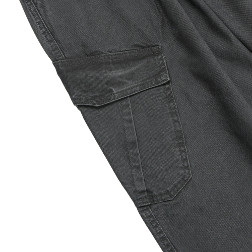Карго-брюки из вареного хлопка (Dark Grey)