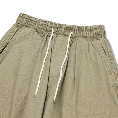 Зауженные брюки карго из вареного хлопка (Beige)