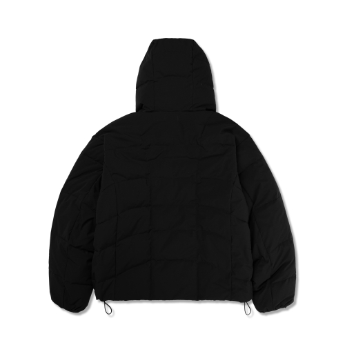 Легкий пуховик-худи Essential (black)