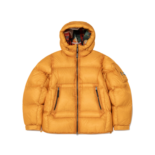 Тяжелый пуховик гусиный пух Colorama YELLOW